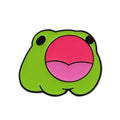 Funny Frog Enamel Pin Lapel Pins for Backpacks Cartoon Animal Brooches for Women Fashion Jewelry Accessories Friends