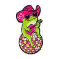 Funny Singer Frog Enamel Pin Cute Brooch Pines Lapel Pins Badge on Backpack Clothing Accessories Animal Jewelry Friends