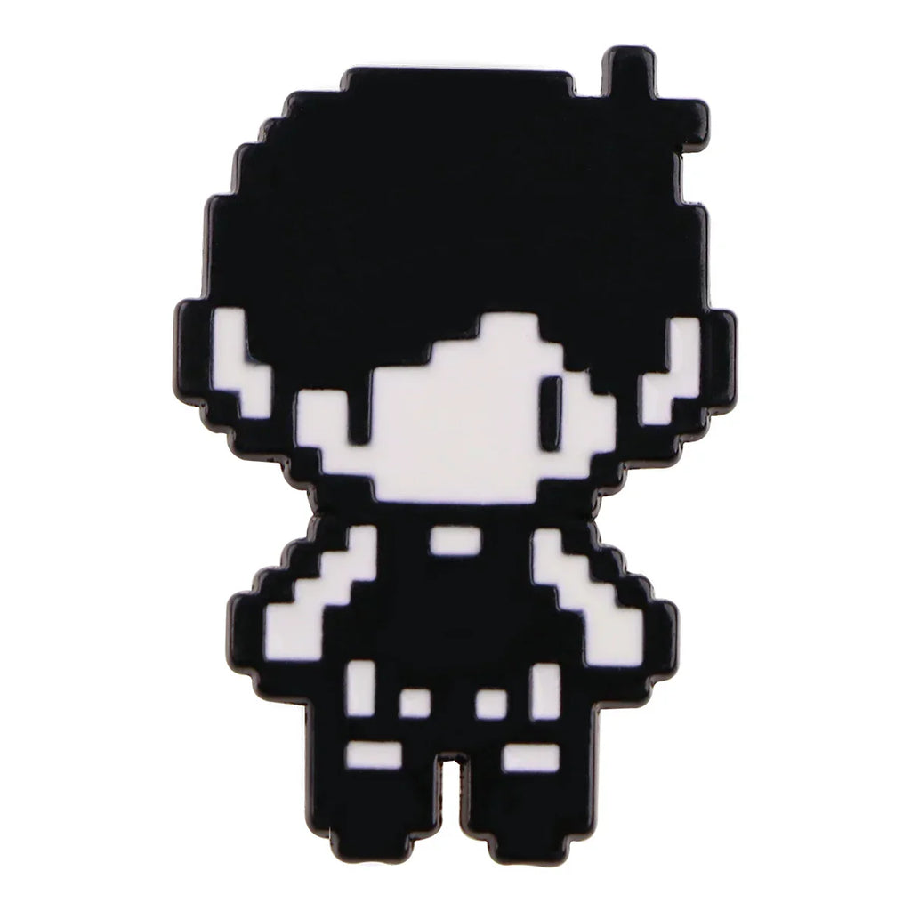 Game Pixel Couple Enamel Pin 2