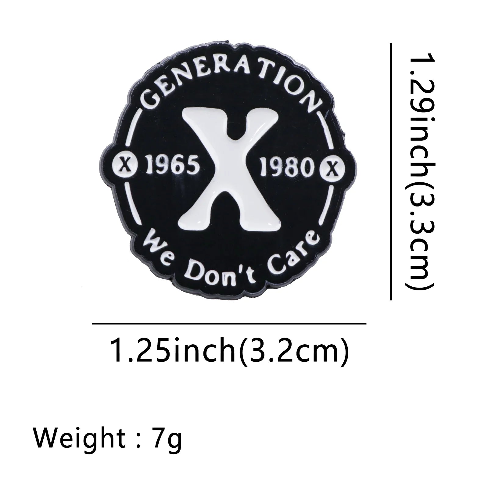 Generation X Enamel Pin 1