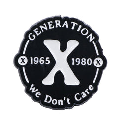 Generation X Enamel Pin 1