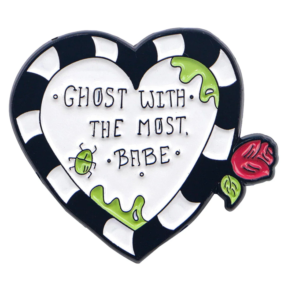 Ghost With The Most Babe Enamel Pin 1