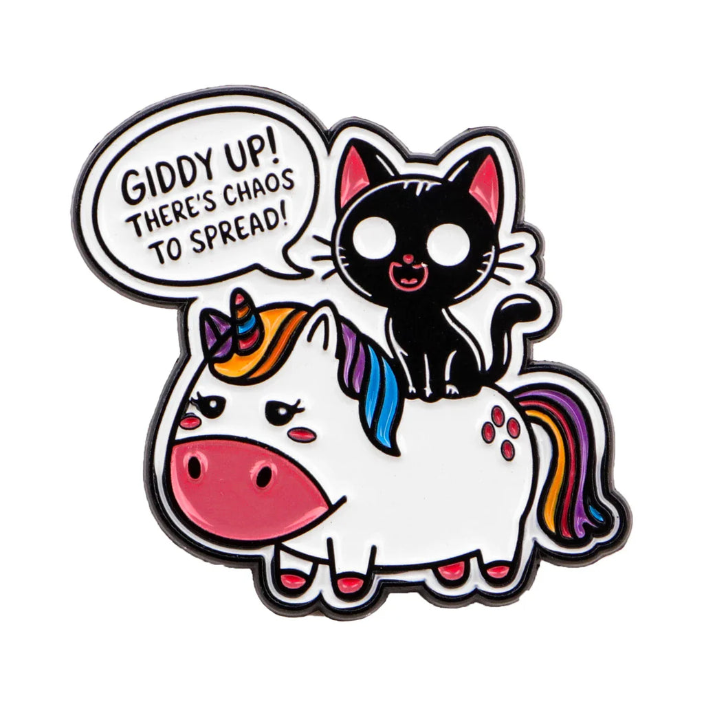 Giddy Up Enamel Pin 1