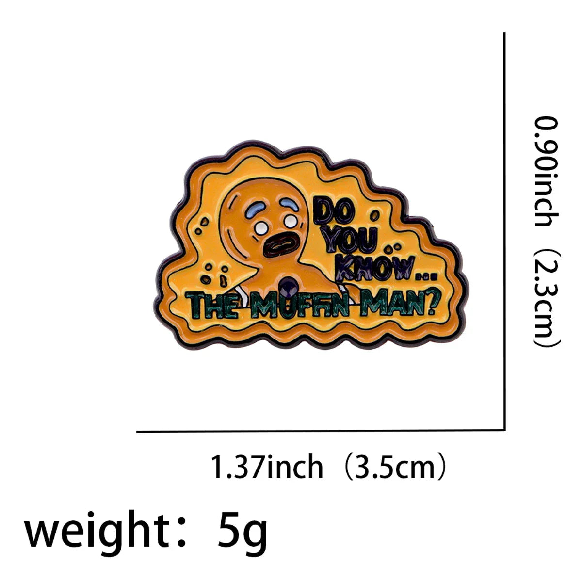 Ginger Read Enamel Pin 1