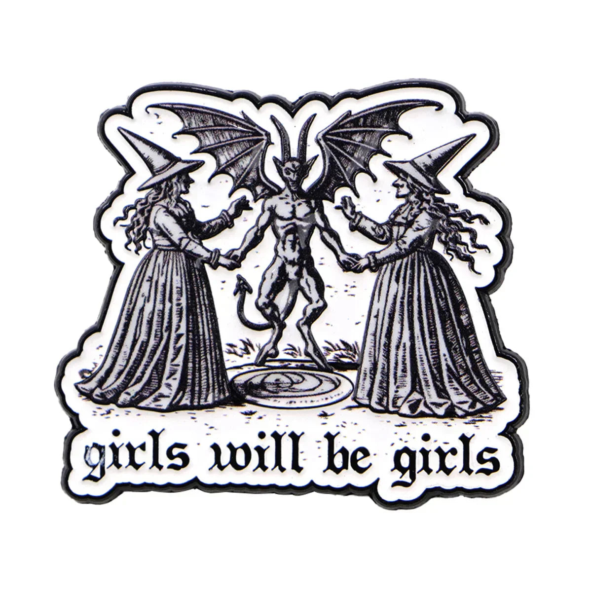 Feminism Enamel Pin Funny Witch Brooch Pines Lapel Pins Badge on Backpack Clothing Accessories Fashion Jewelry Friends