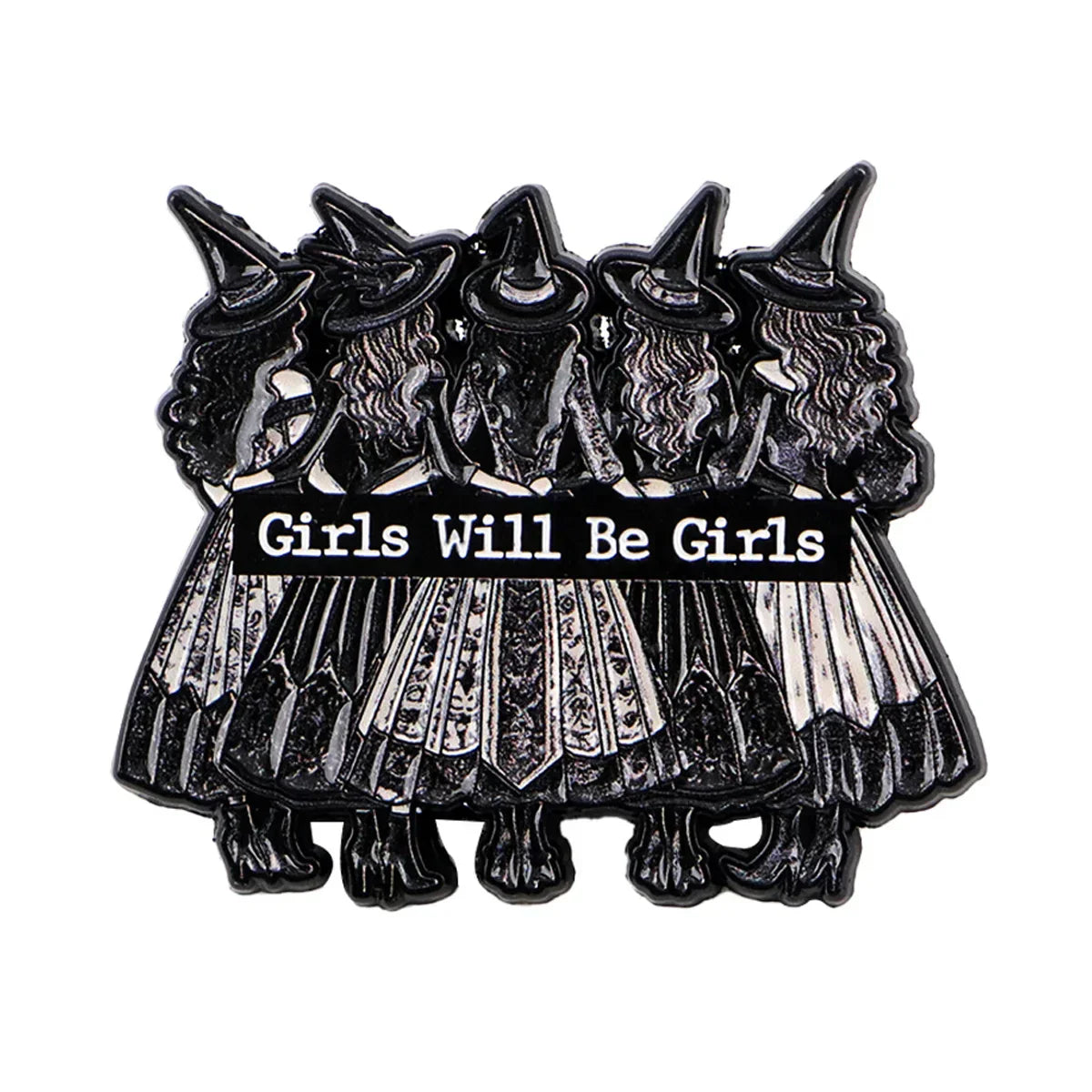 Witch Enamel Pin Cute Girls Quote Brooch Pines Lapel Pins Feminism Badge Clothing Accessories Fashion Jewelry Friends