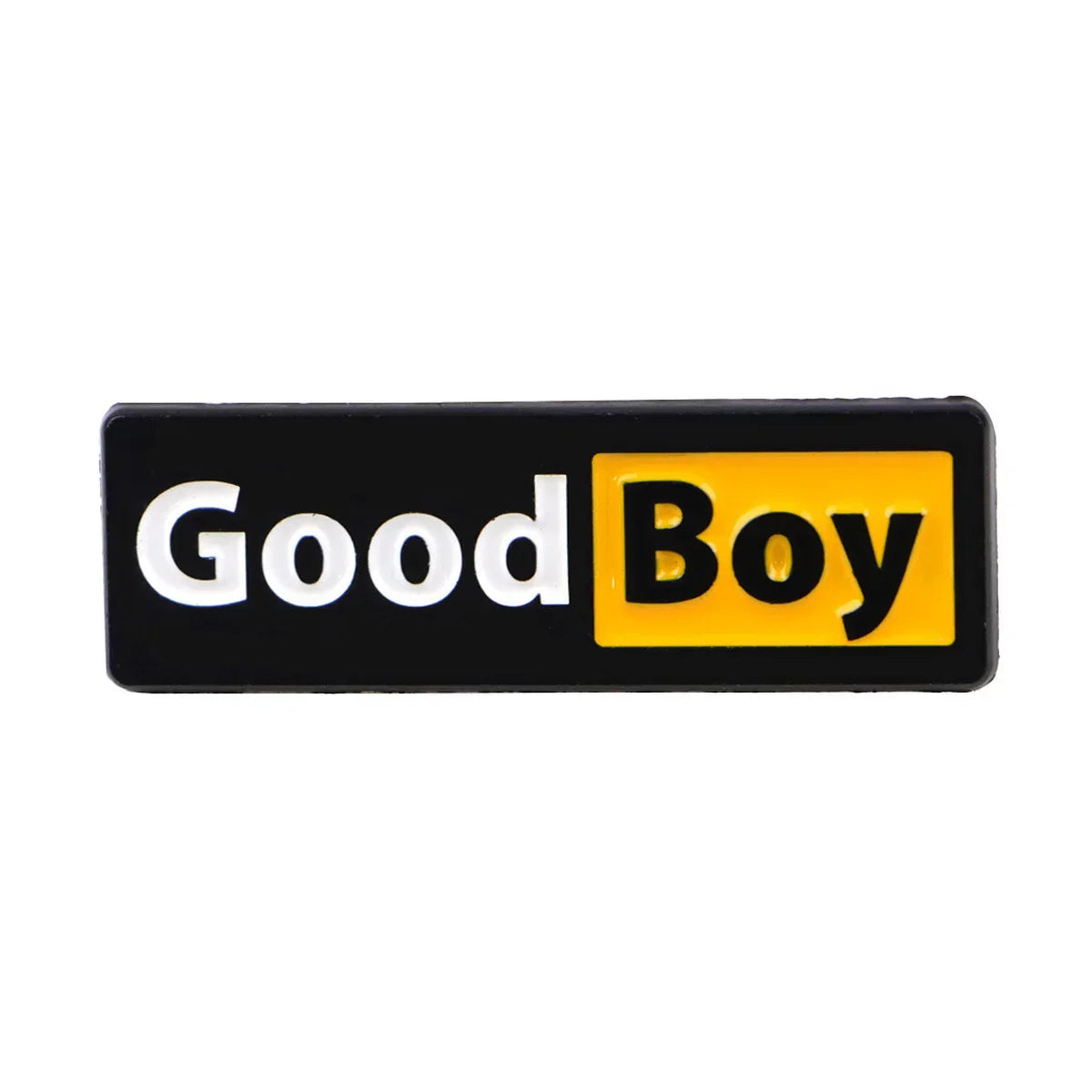 ’GOOD BOY’ Enamel Pin Cute Cartoon Brooch Pines Lapel Pins Badge on Backpack Clothing Accessories Funny Jewelry Friends