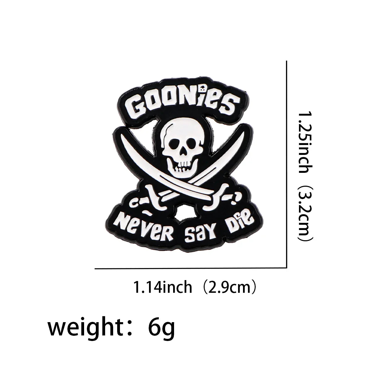 Goonies Never Say Die Enamel Pin 1