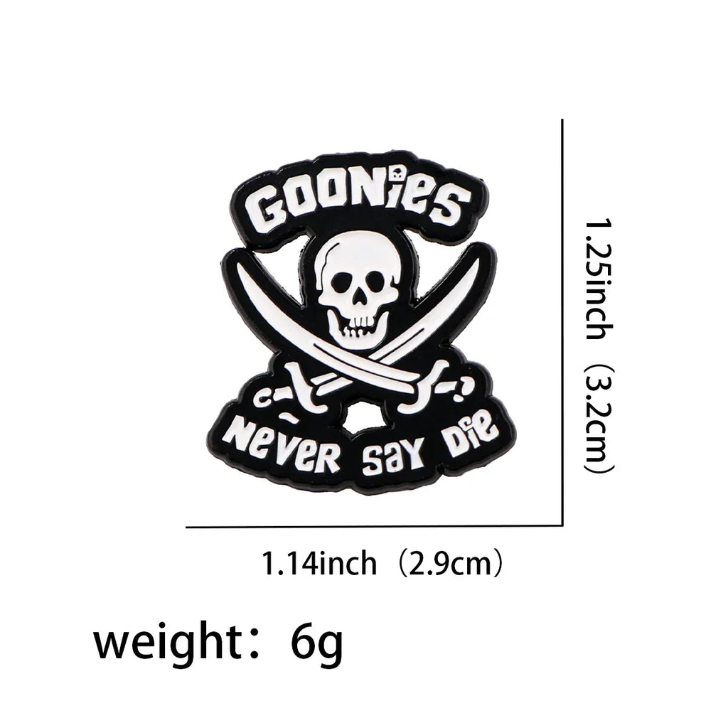 Goonies Never Say Die Enamel Pin 1
