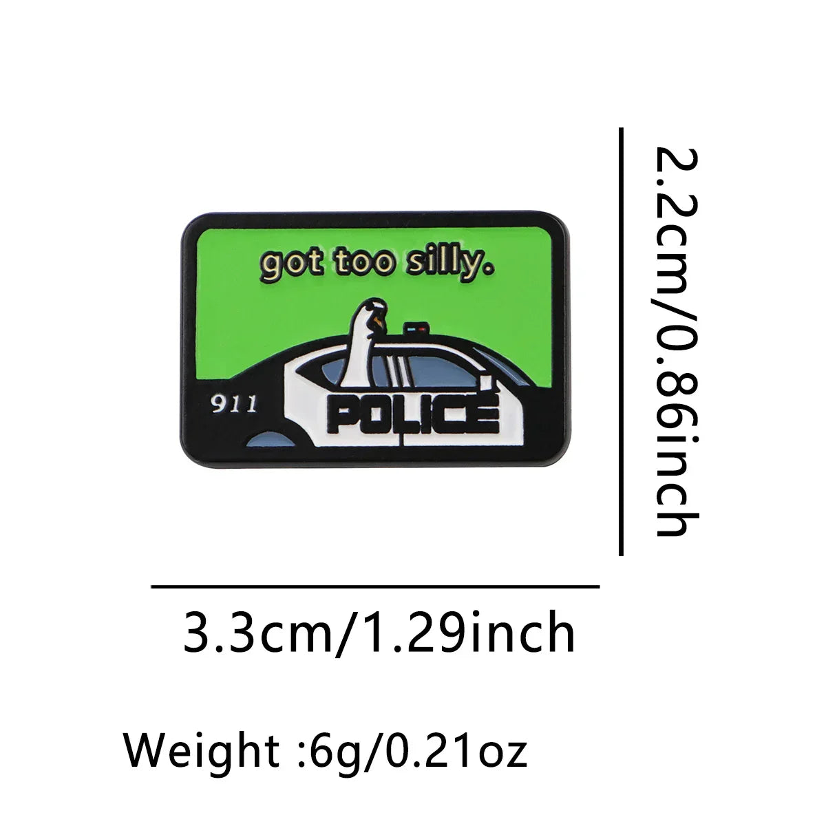 Funny Goose Enamel Pins Cartoon Brooches Badge Lapel Pins for Backpacks Bags Backpack Clothes Decoration Fashion