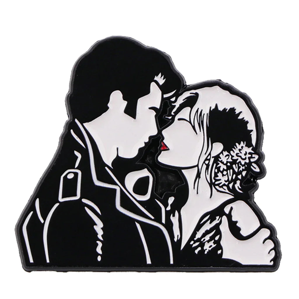 Grease Enamel Pin 1