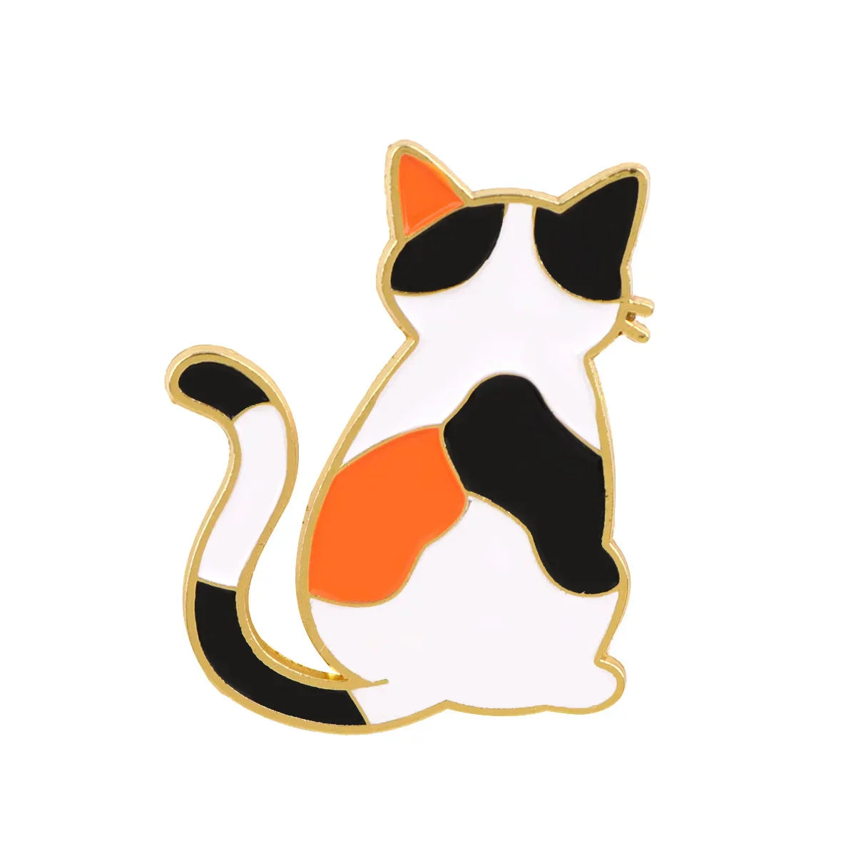 Cute Cat Enamel Pins Cartoon Brooches Badge Lapel Pins for Backpacks Bags Backpack Clothes Decoration Animal Jewelry