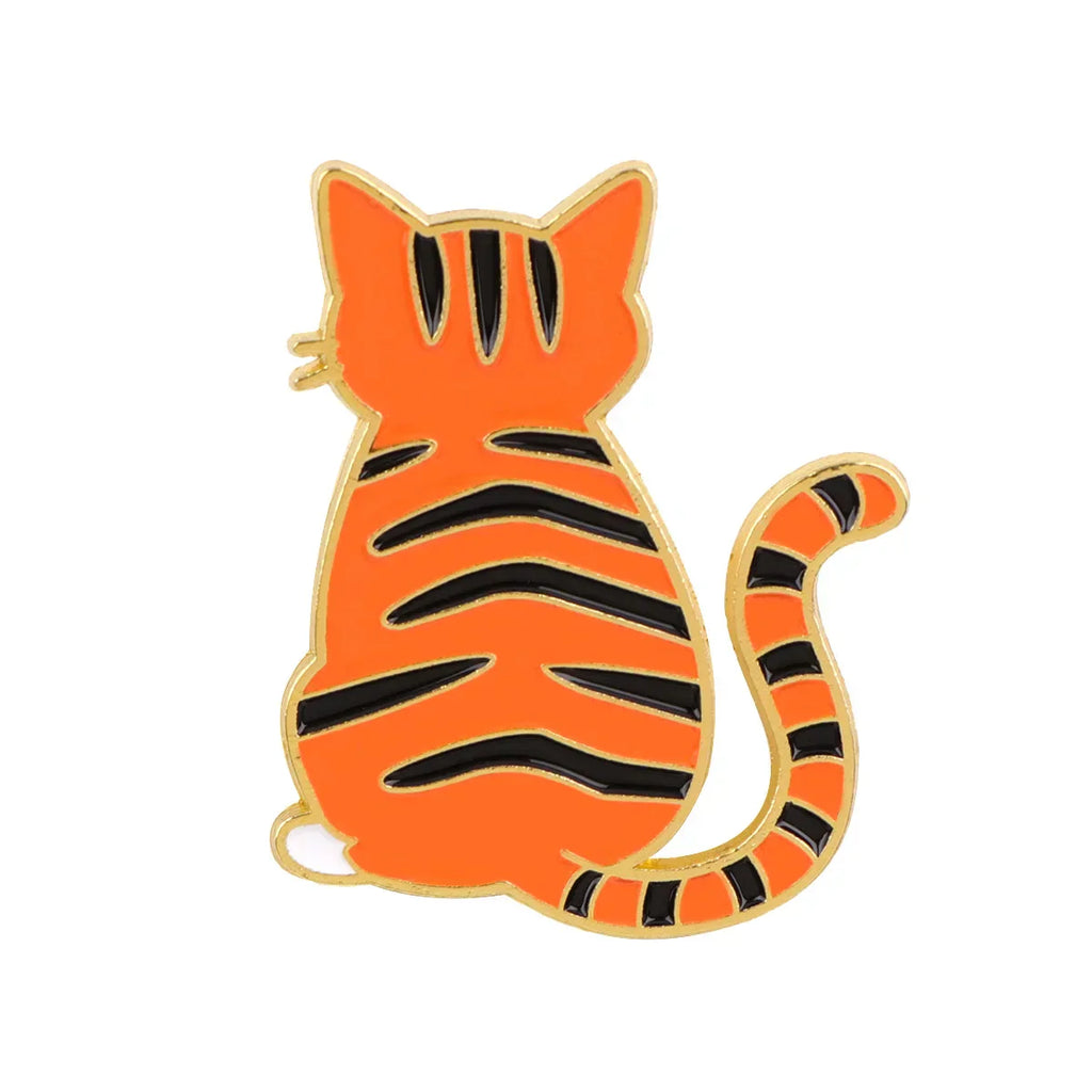 Cute Cat Enamel Pins Cartoon Brooches Badge Lapel Pins for Backpacks Bags Backpack Clothes Decoration Animal Jewelry