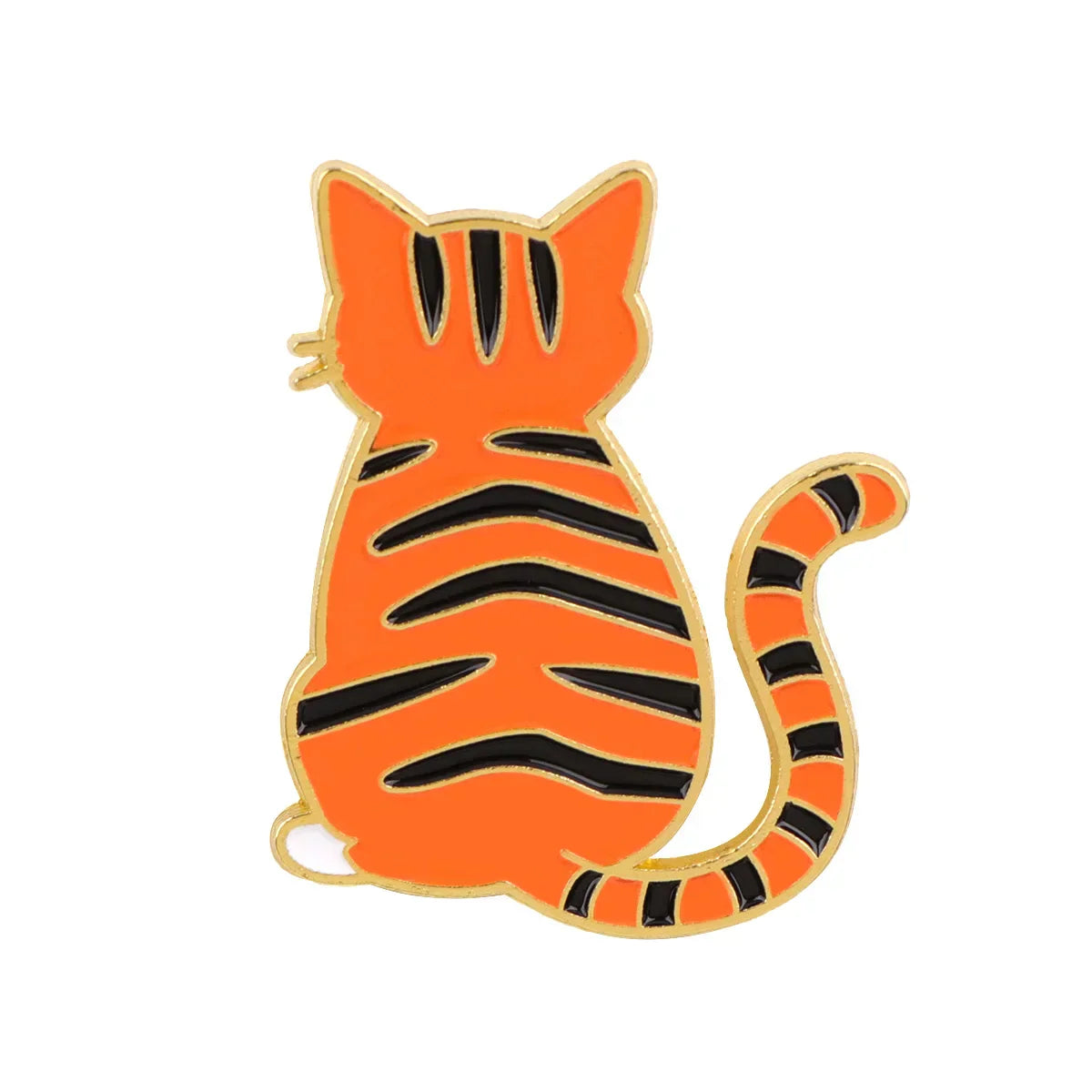 Cute Cat Enamel Pins Cartoon Brooches Badge Lapel Pins for Backpacks Bags Backpack Clothes Decoration Animal Jewelry