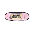 ’HEaLiNg takes TiMe’ Enamel Pin Brooch Pines Lapel Pins Badge on Backpack Clothing Accessories Medical Jewelry Friends