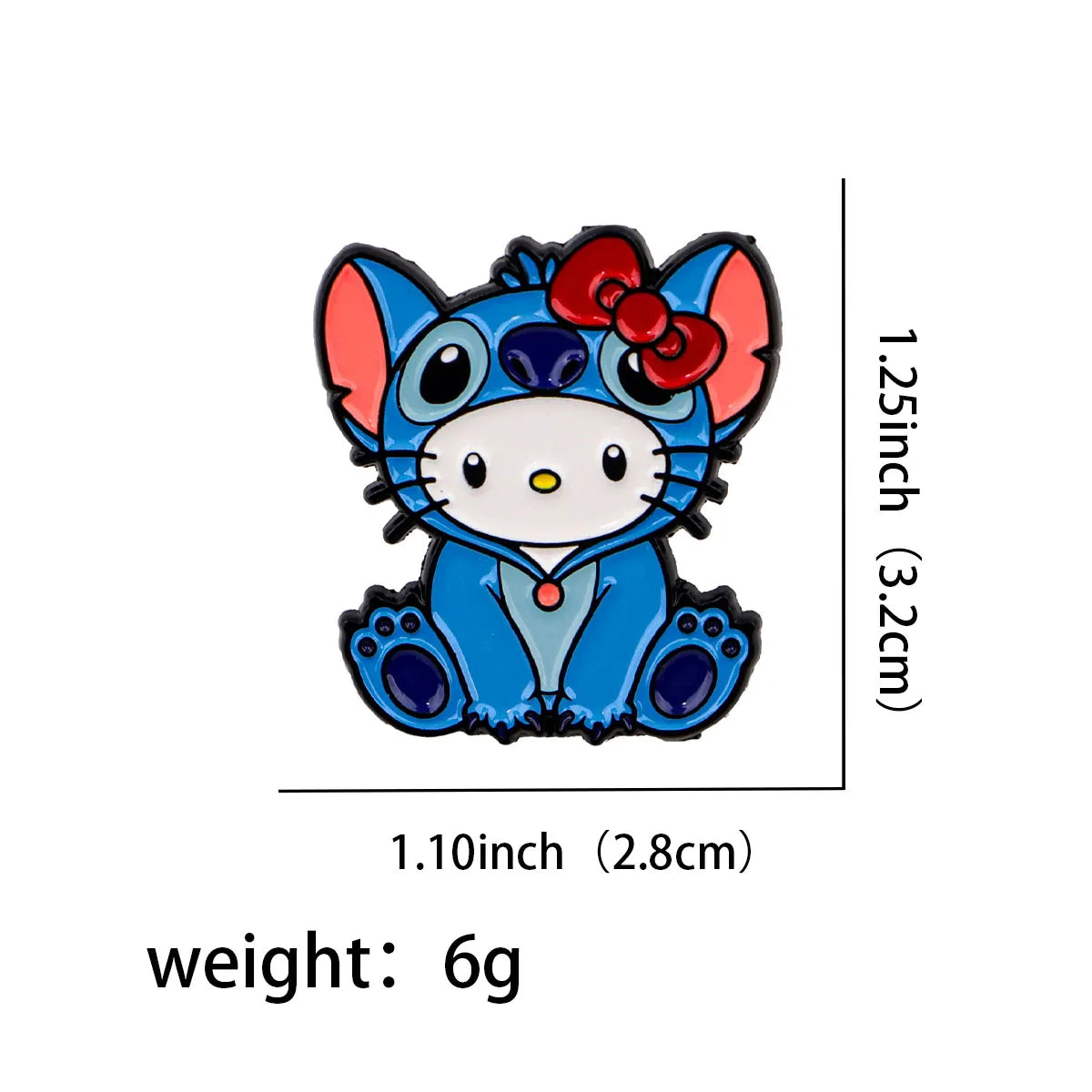 Hello Kistitch Enamel Pin 1