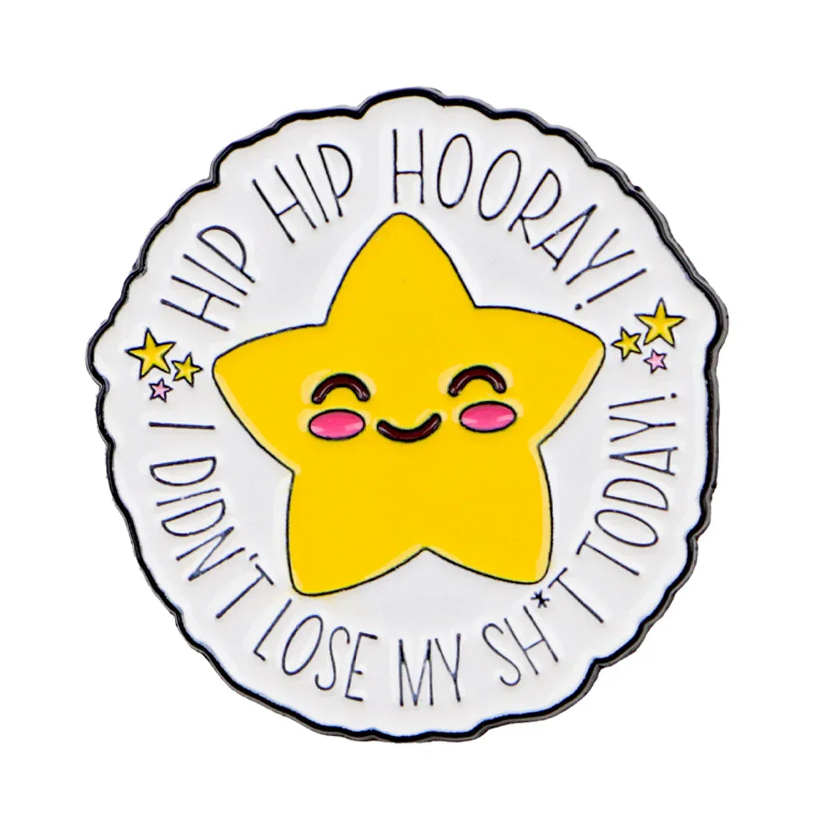 Cute Star Enamel Pin Quotes Brooch Pines Lapel Pins Badge on Backpack Clothing Accessories Funny Jewelry Friends Gifts