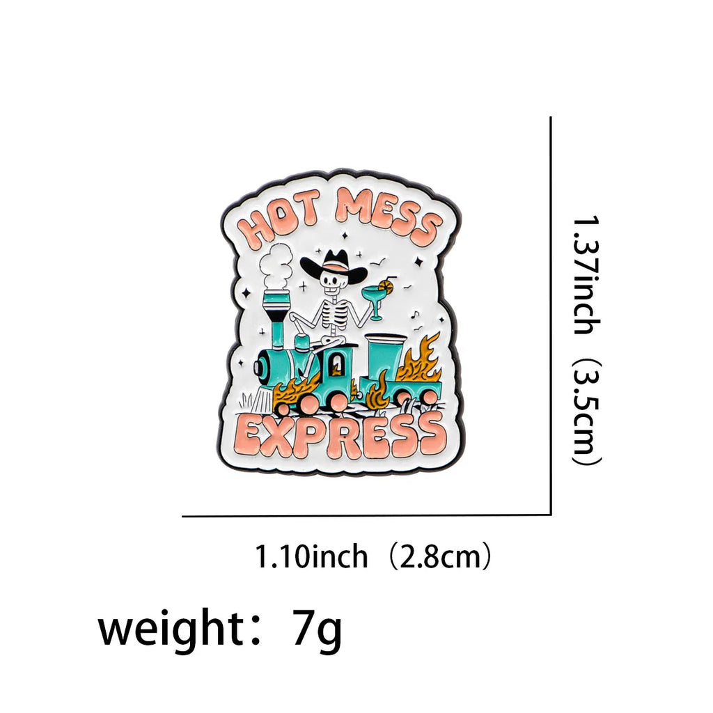 Hot Mess Express Enamel Pin 1