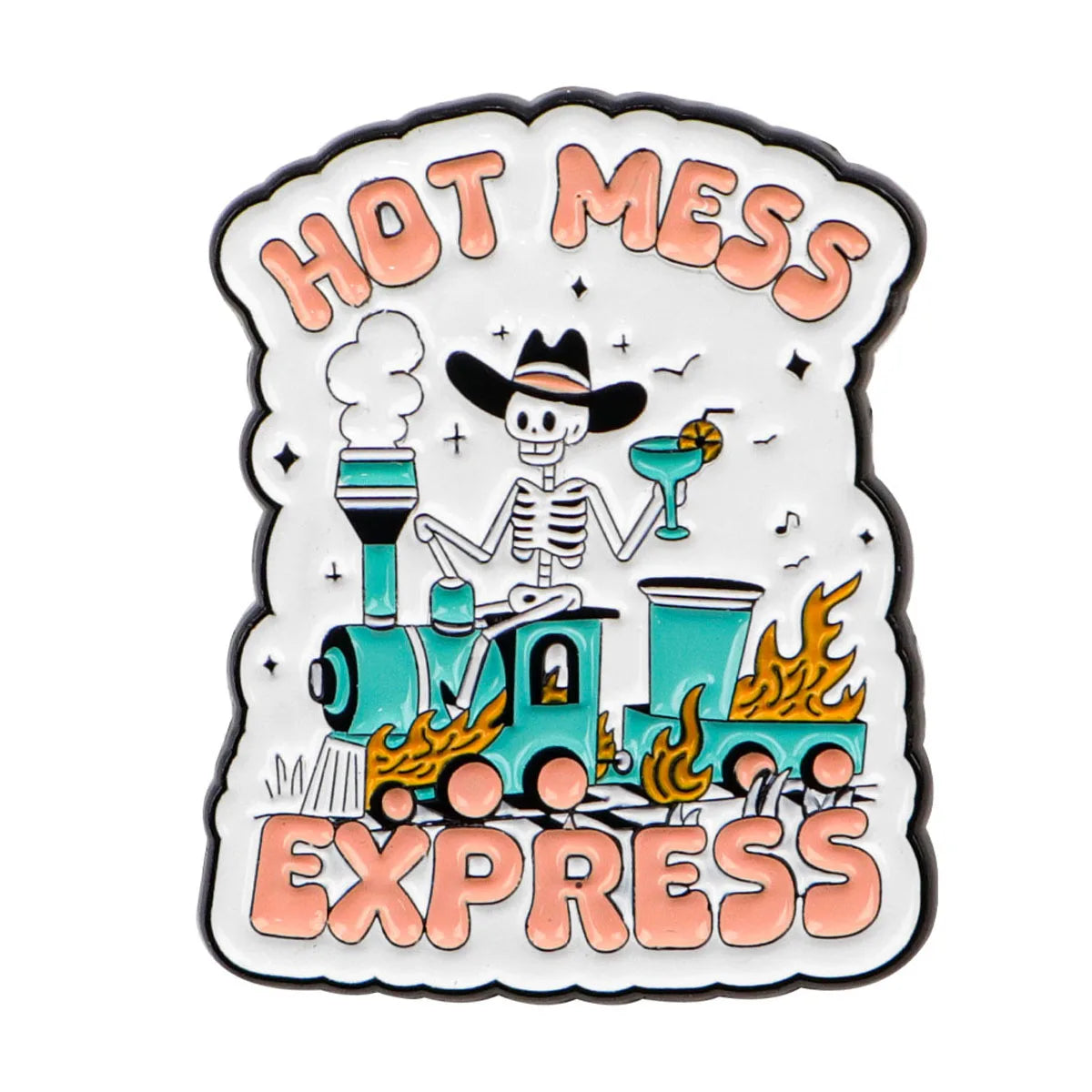 Hot Mess Express Enamel Pin 1