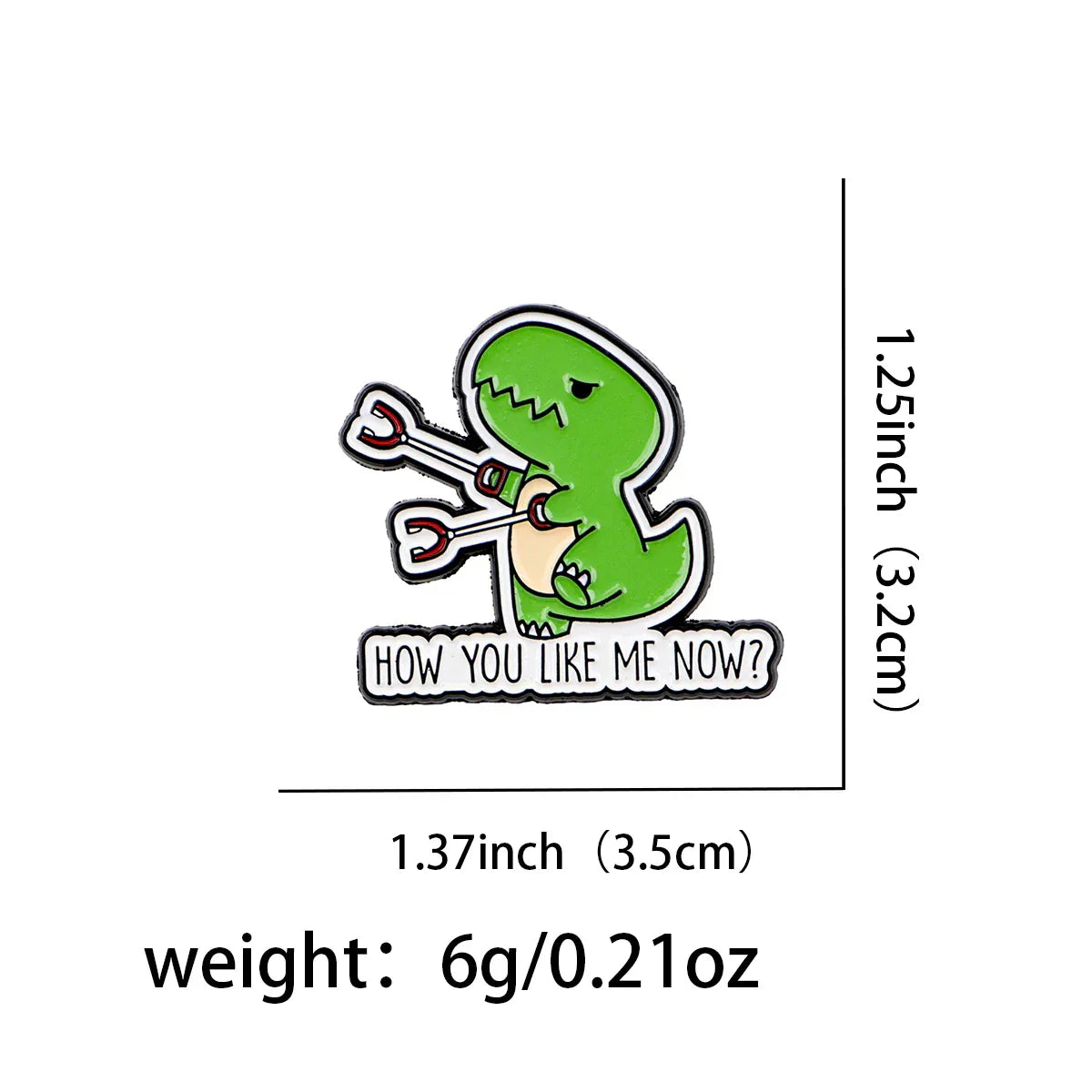 Cute Dinosaur Enamel Pin Funny Quotes Brooches Pins Badge on Backpack Clothing Accessories Animal Jewelry Party