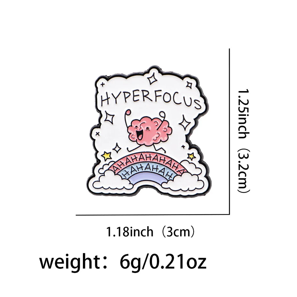 Hyperfocus Enamel Pin 1