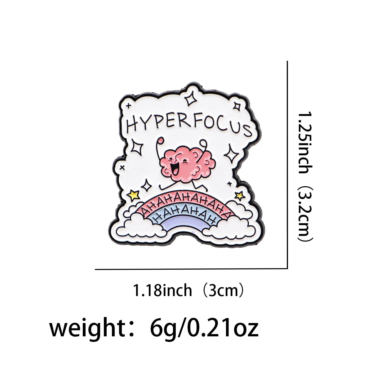 Hyperfocus Enamel Pin 1