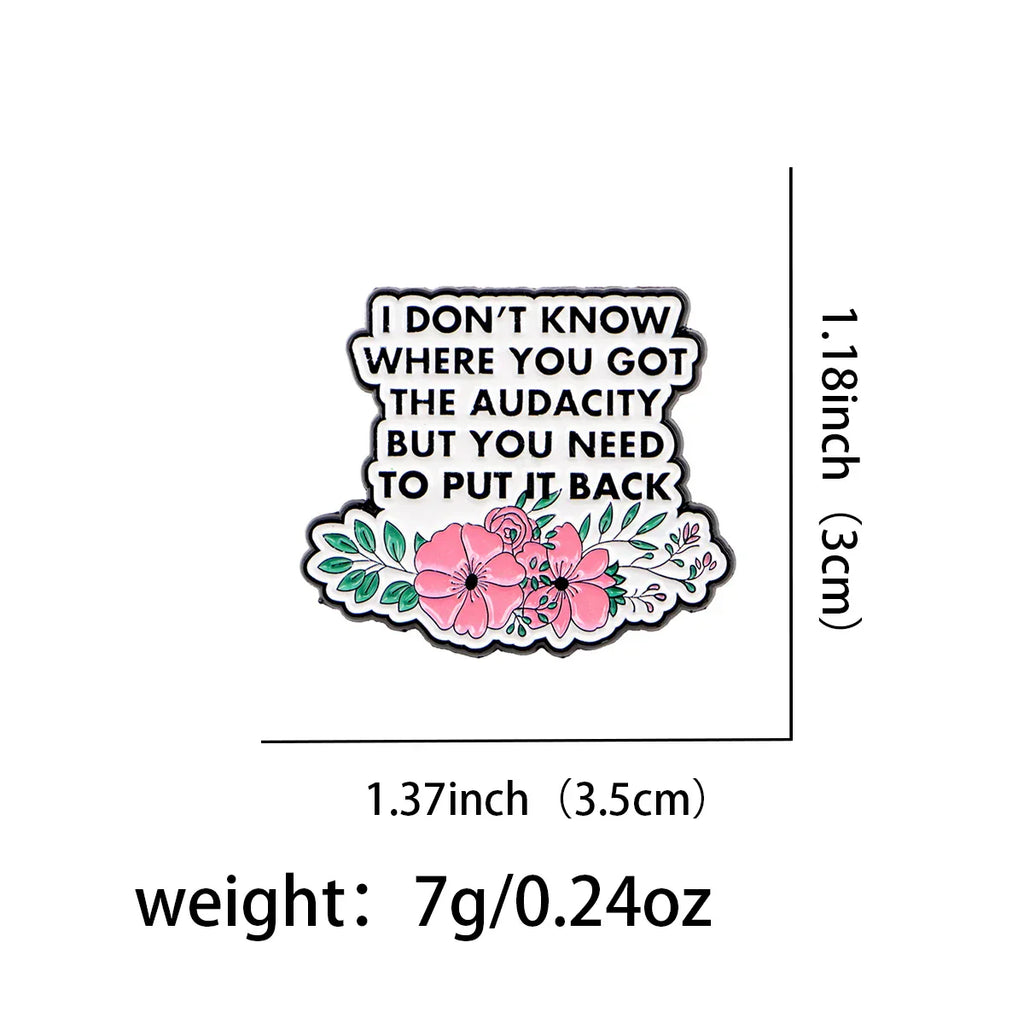 I Don’t Know Where Enamel Pin 1