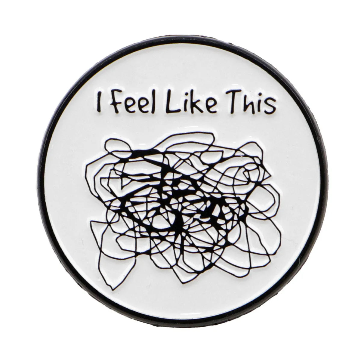 I Feel Like This Enamel Pin 1