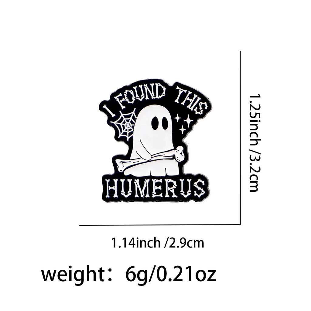 Funny Halloween Enamel Pin Cute Brooch Pines Lapel Pins Badge on Backpack Clothing Accessories Humorous Jewelry Party
