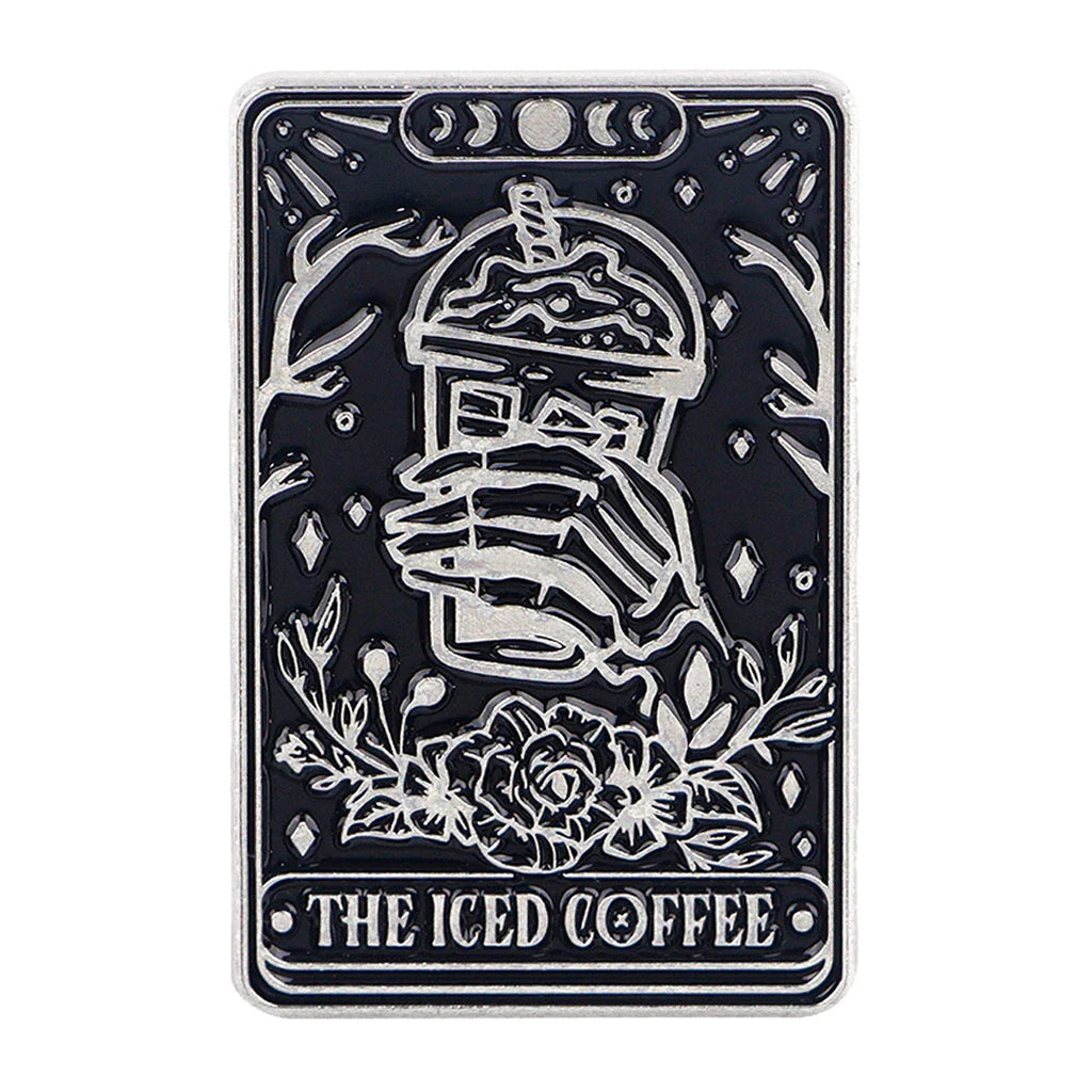 Iced Coffee Enamel Pin 1