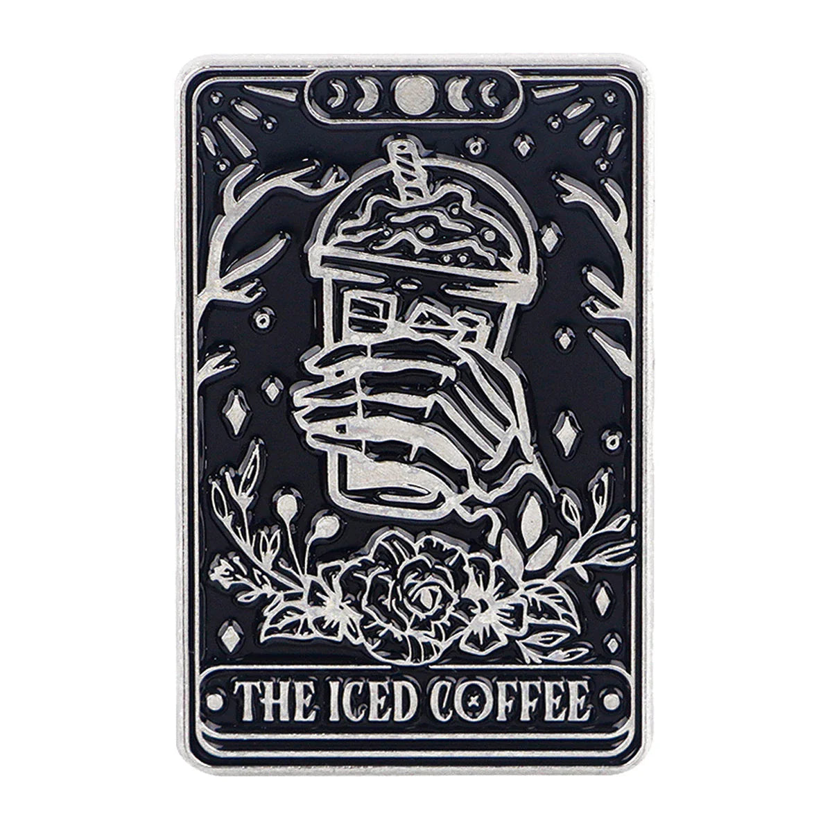 Iced Coffee Enamel Pin 1