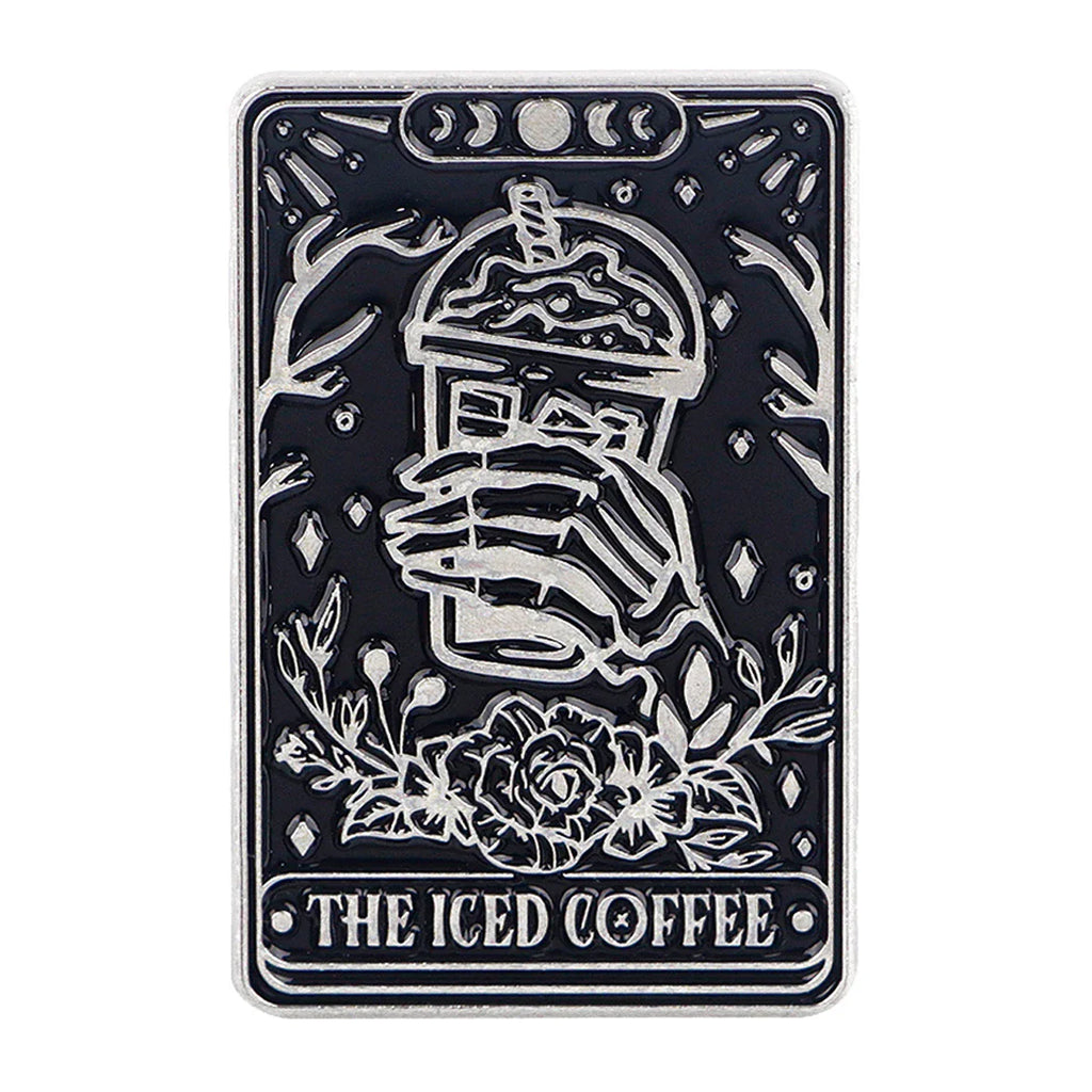 Iced Coffee Enamel Pin 1
