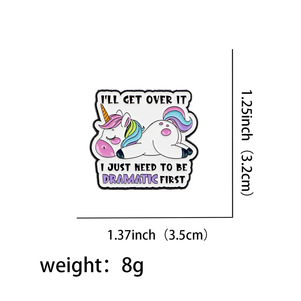 ’I’ll Get Over It’ Enamel Pin 1