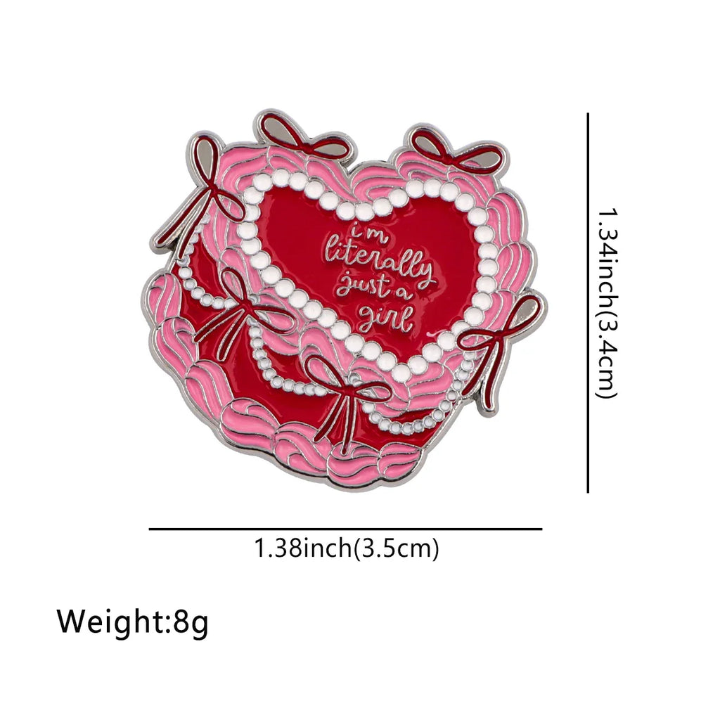 I’m Just A Girl Enamel Pin 1