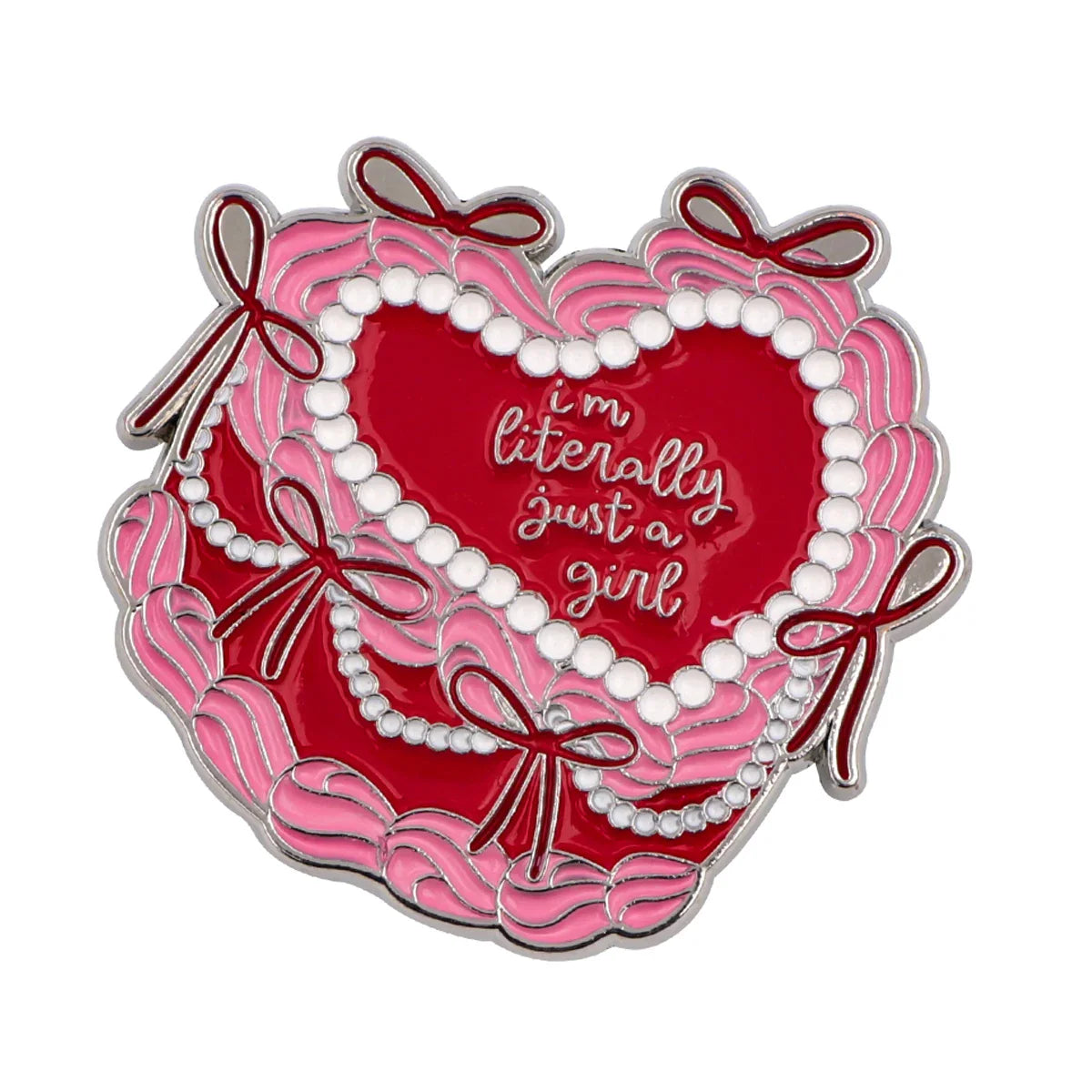 I’m Just A Girl Enamel Pin 1