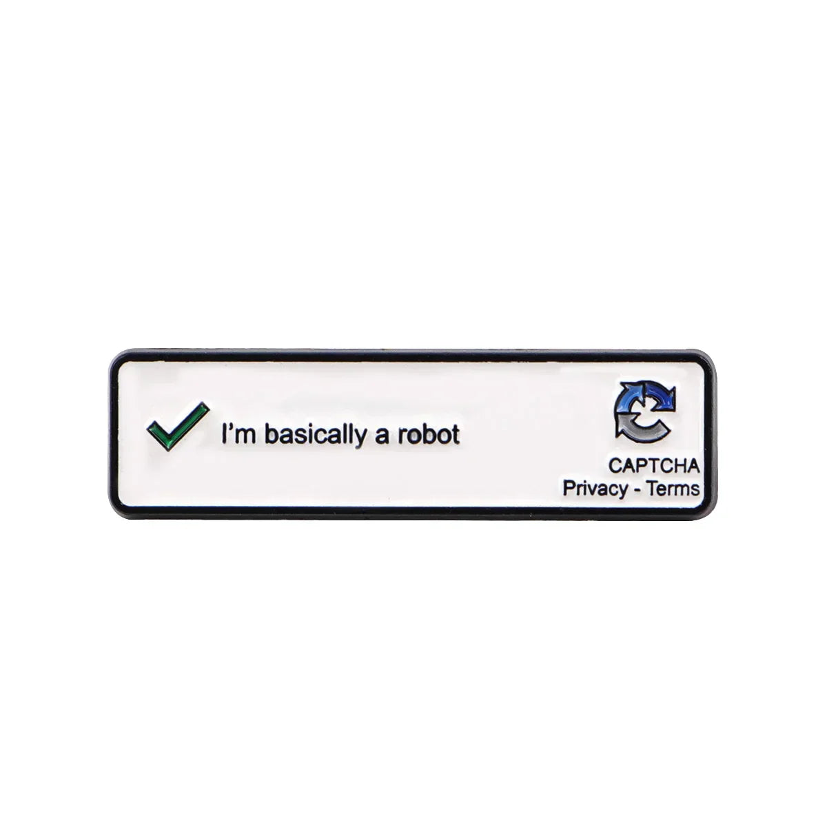 Robot Quotes Enamel Pin ’i’m not a robot’ Brooch Pines Lapel Pins Badge Clothing Accessories Funny Jewelry Friends
