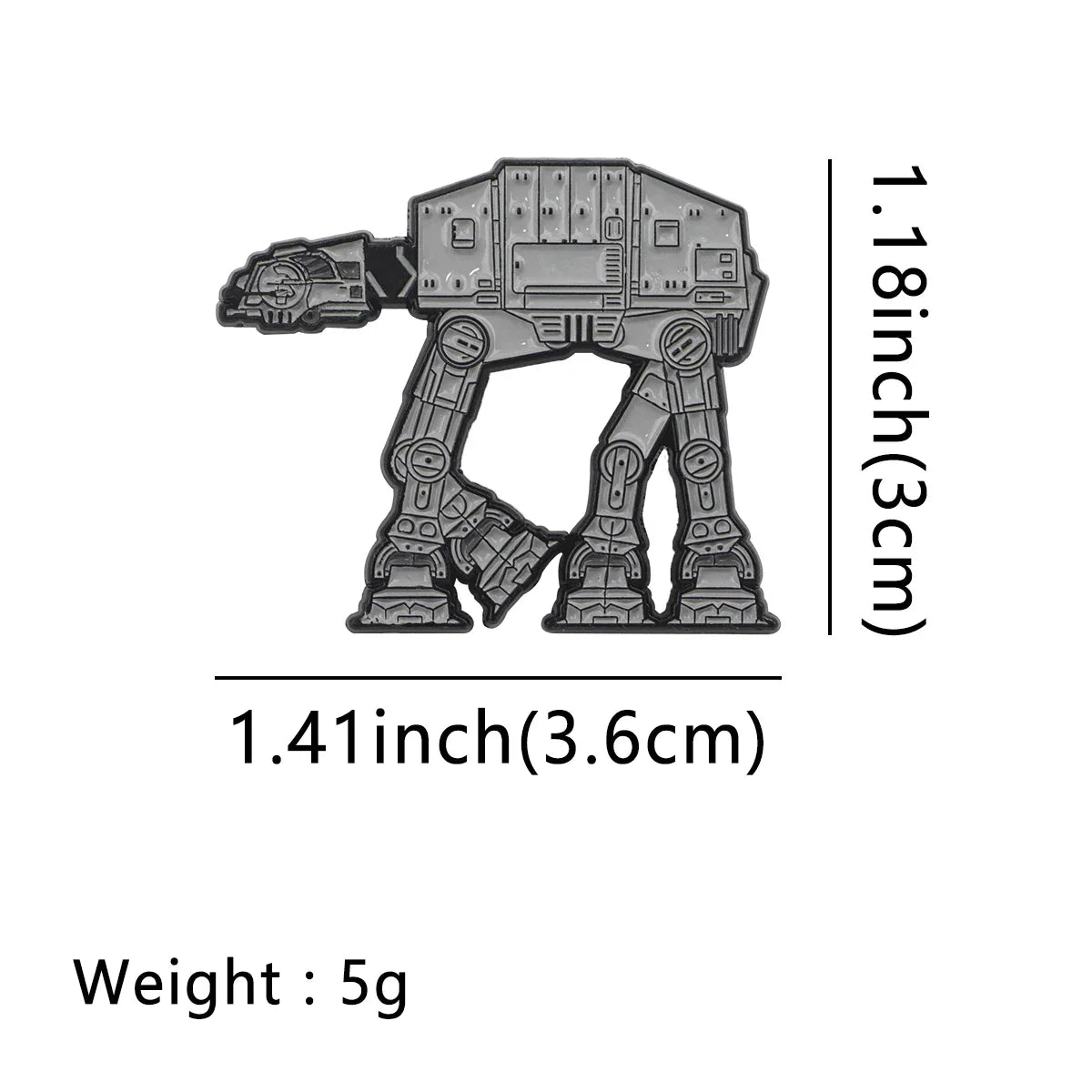Imperial Walker Enamel Pin 1