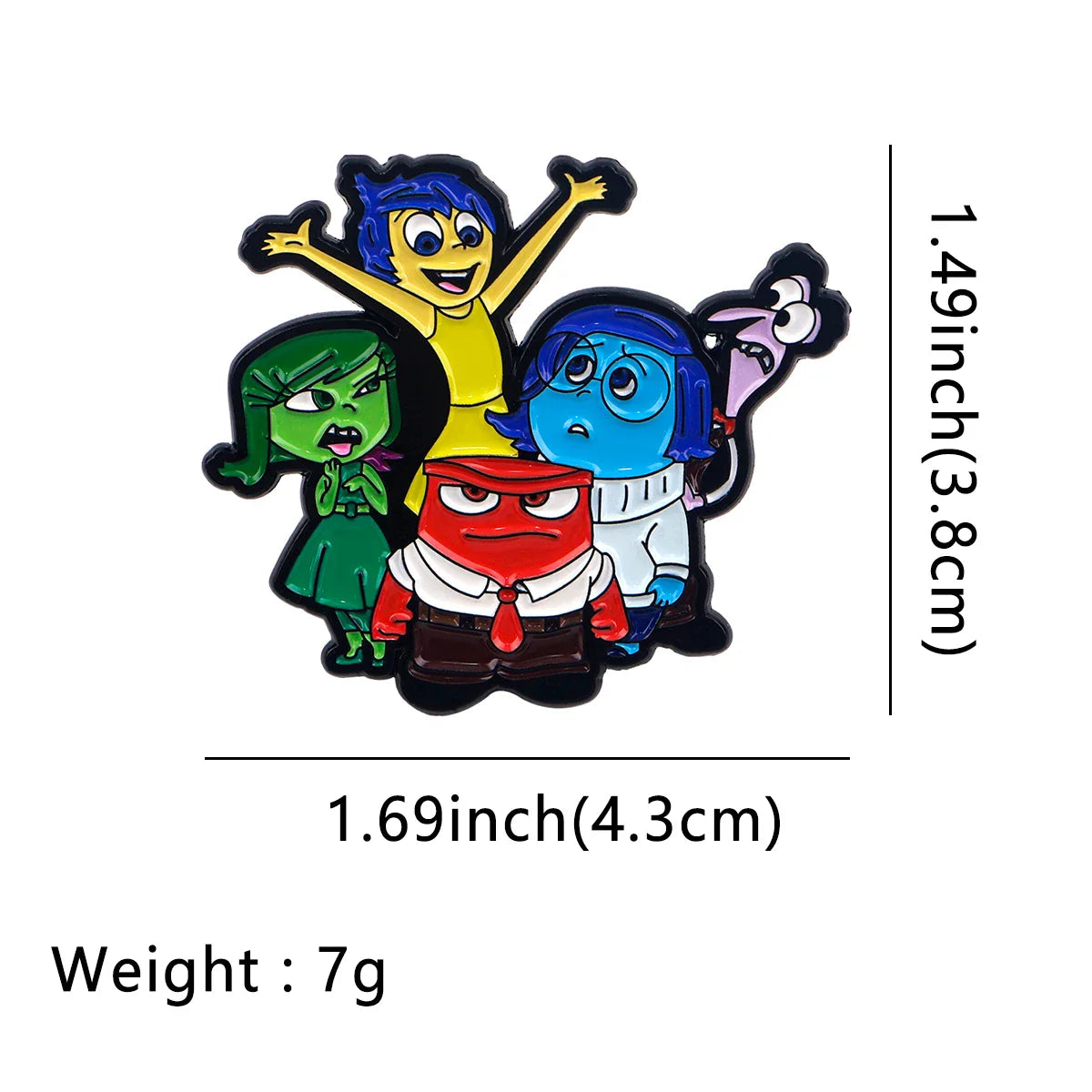 Inside Out Enamel Pin 1 / MULTI