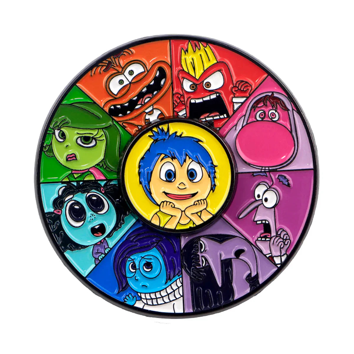 Inside Out Rotatable Enamel Pin 1 / MULTI