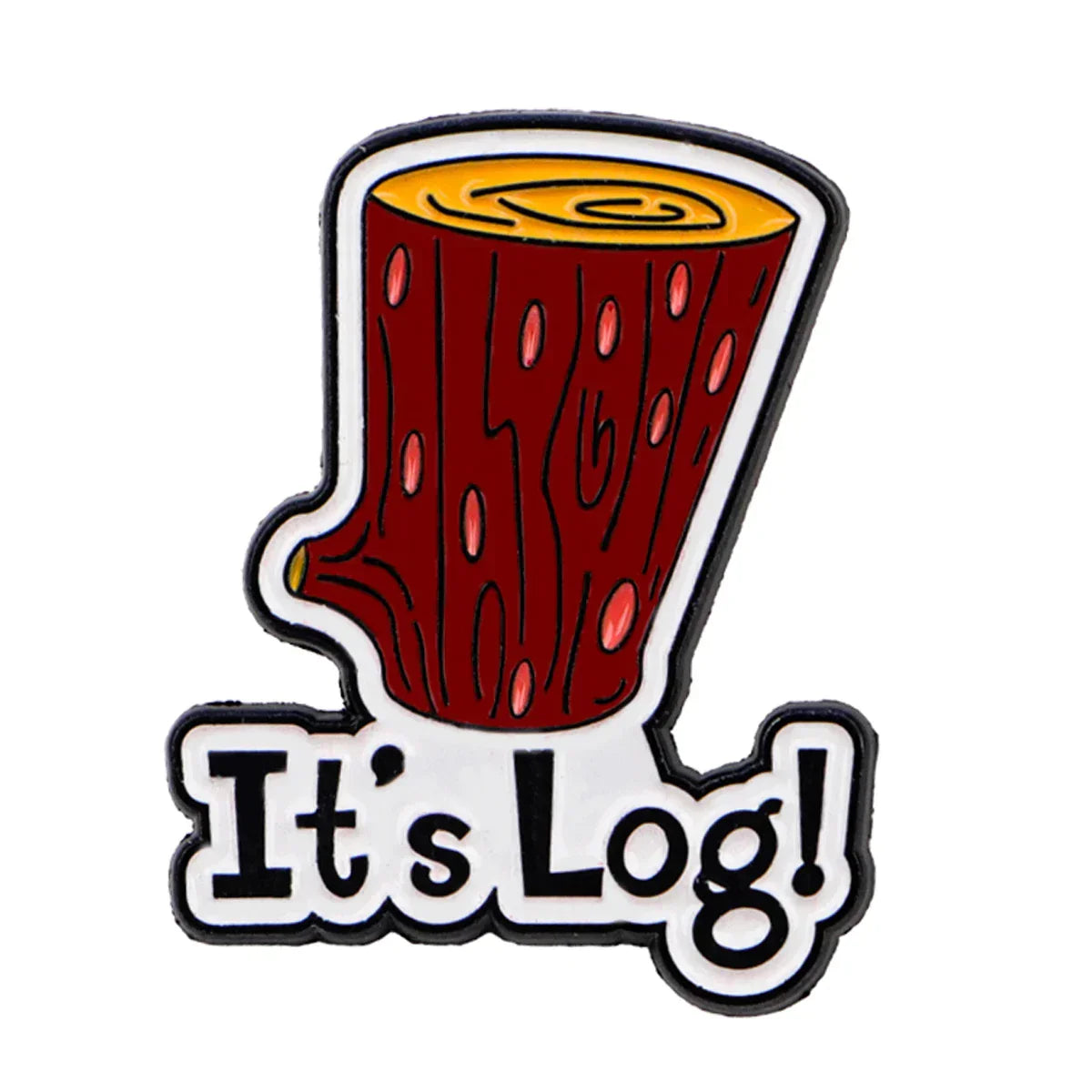 Funny 90s Cartoon Enamel Pin Wood Brooch Pines Lapel Pins Badge on Backpack Clothing Accessories Fashion Jewelry