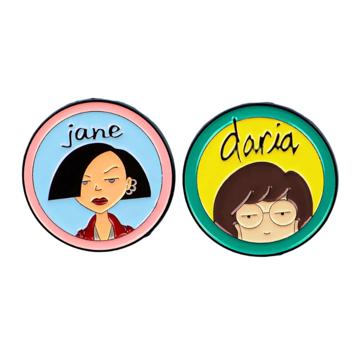 Jane & Daria Enamel Pin 3
