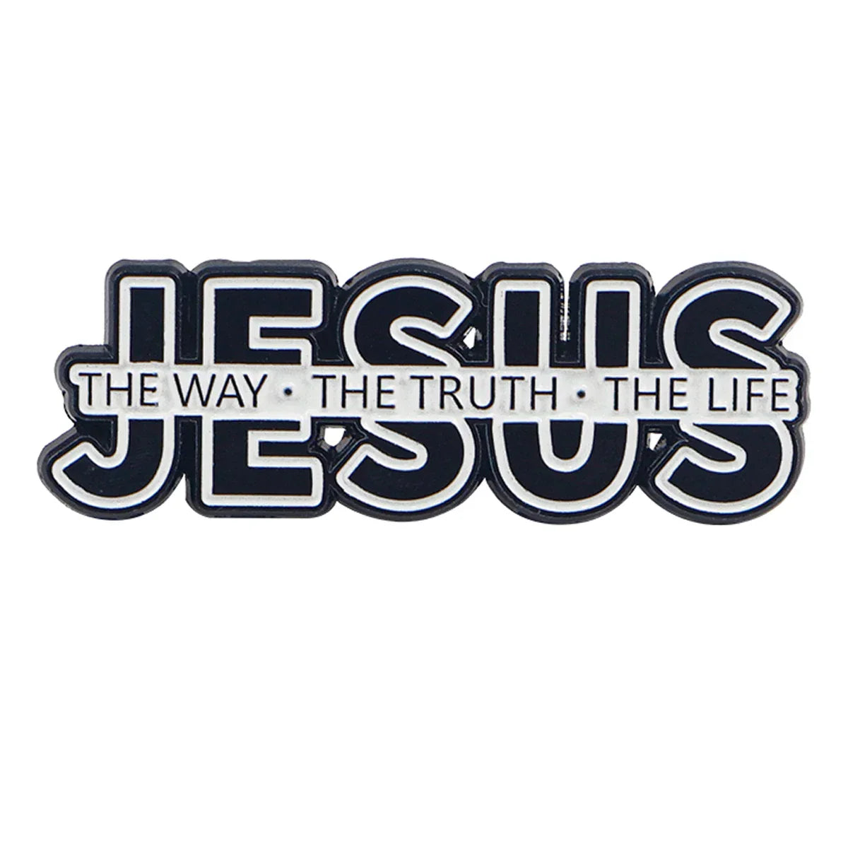 Jesus Way Truth Life Christian Enamel Pin 1