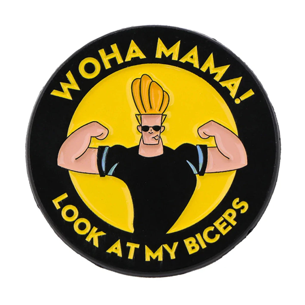 Johnny Bravo Enamel Pin 1