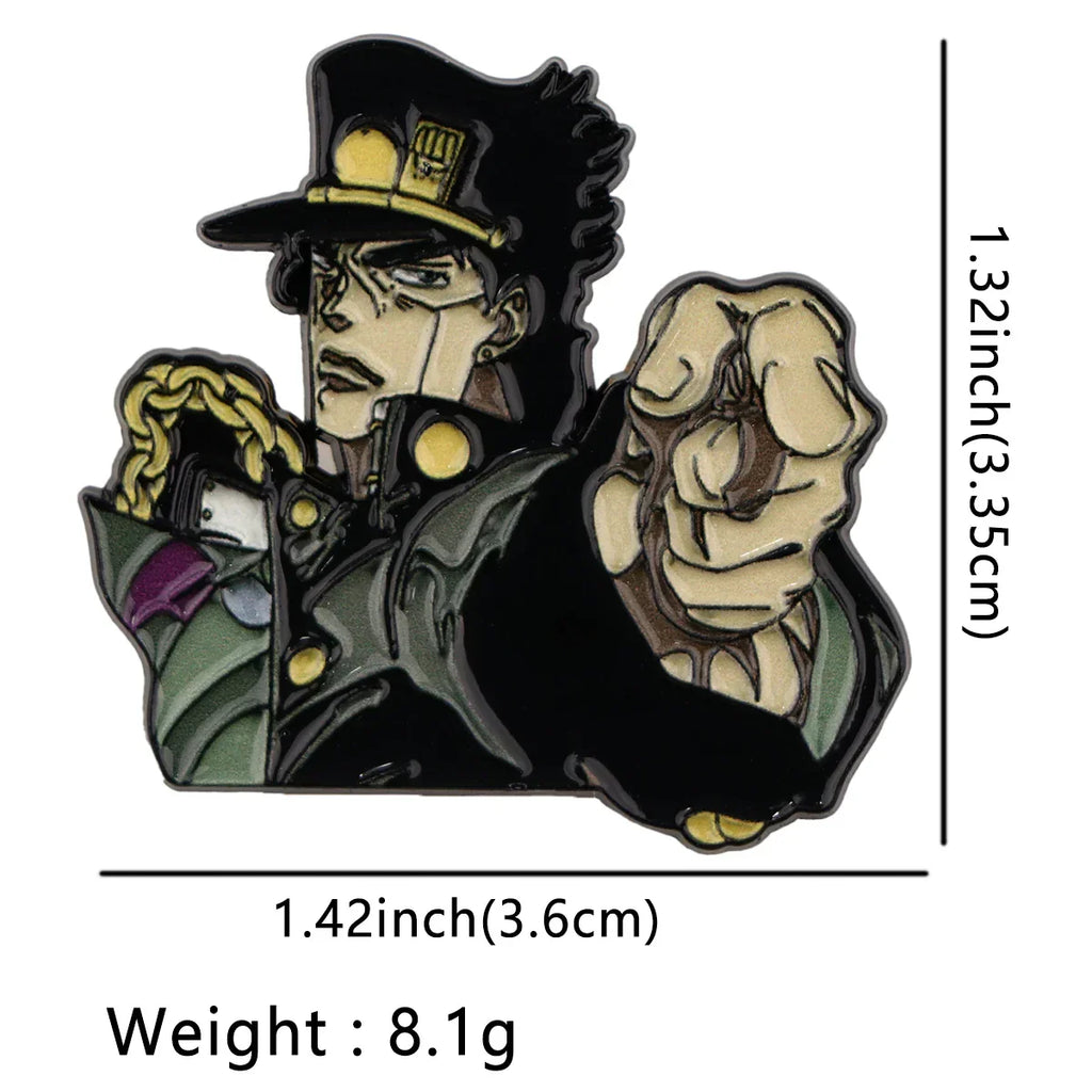 Jojo’s Bizarre Adventure Enamel Pin 1