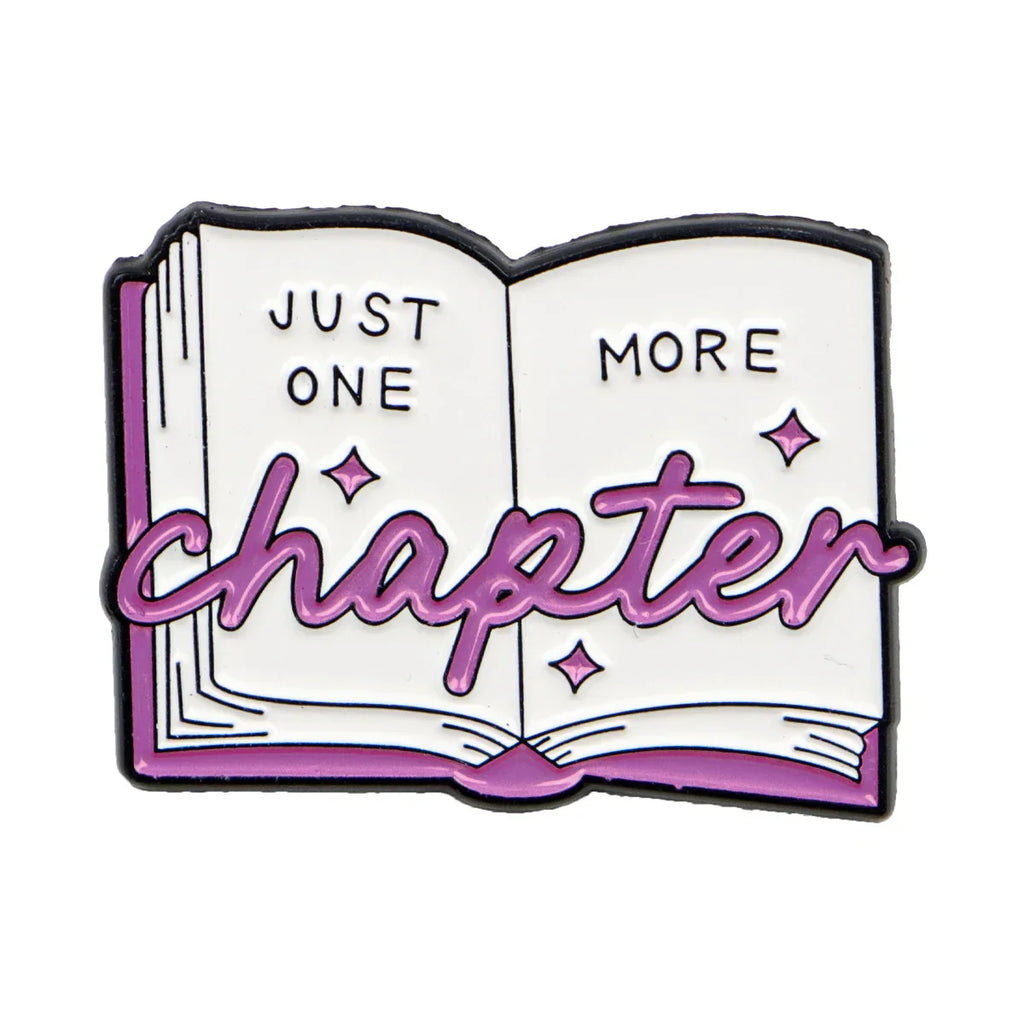 Just One More Chapter Enamel Pin 1