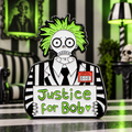 Justice For Bob Pin on a themed spooky background