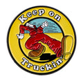 Keep On Truckin’ Enamel Pin 1
