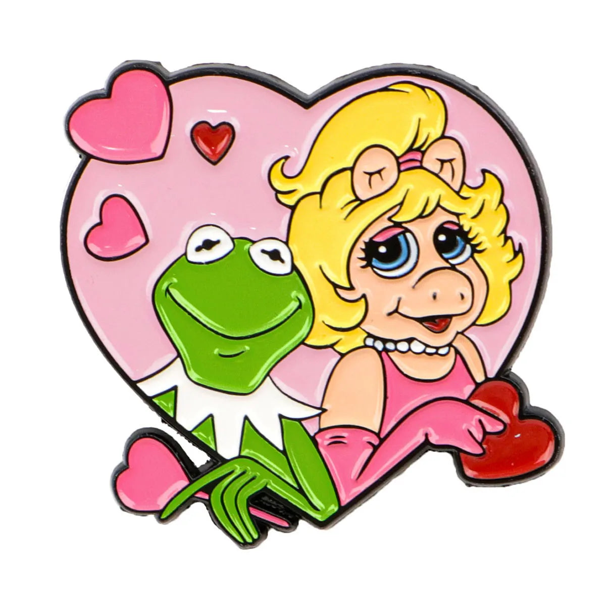Kermit & Miss Piggy Enamel Pin 1