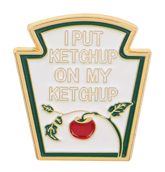 Ketchup Enamel Pin 1 / MULTI