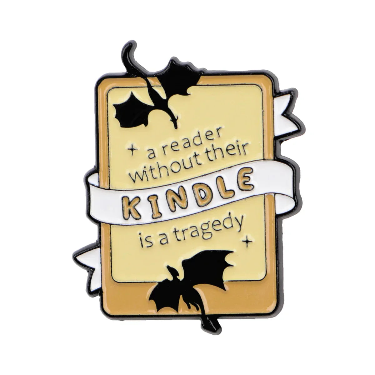 Kindle Book Enamel Pin 1